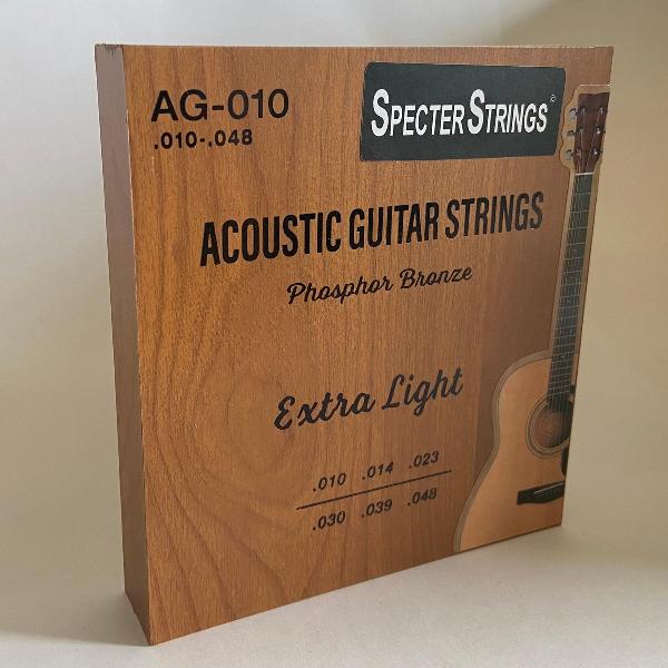 Specter Strings professionele snaren voor de akoestische gitaar (western gitaar) set .010 Bronze - snarenset