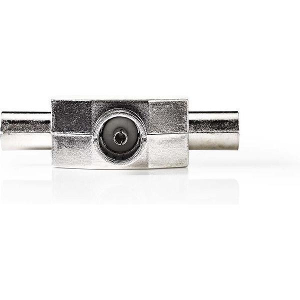 Nedis CSGB40950ME Coaxsplitter 2x Iec (coax) Male - Iec (coax) Female Metaal