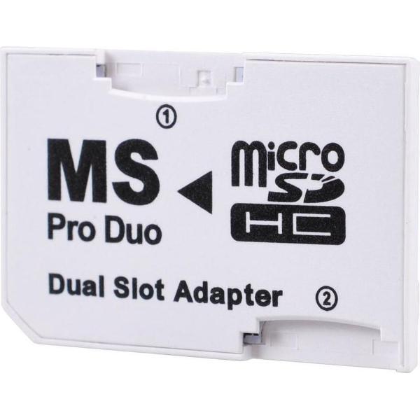 TCG | Micro SD naar Memory Stick Pro Duo geheugenkaart adapter voor o.a. PSP