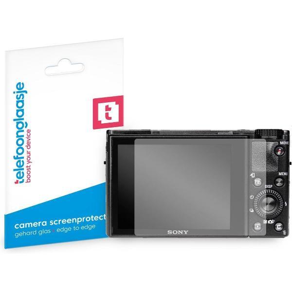 Sony RX100 III screenprotector gehard glas