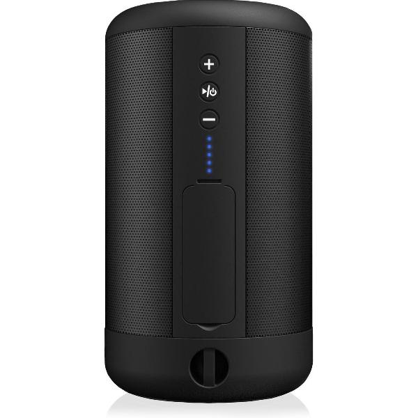 Wuff Speakers - Draadloze Bluetooth Speaker Met Powerbank Functie - 12 uur Batterij - Waterproof - Indoor & Outdoor - Zwart