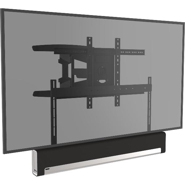 Cavus WME105 SNPBF Draaibare Tv Muurbeugel & Ophangbeugel geschikt voor Sonos Playbar & VESA Tv - 35kg