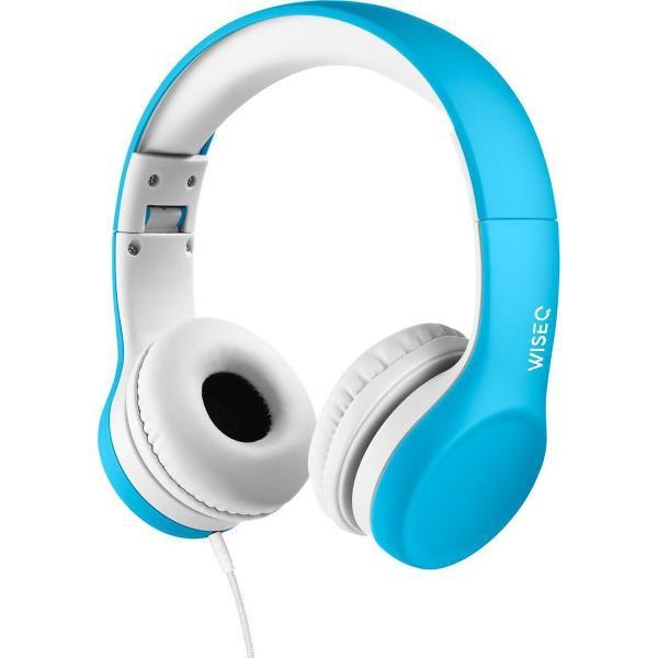 WiseQ Junior On Ear Koptelefoon Voor Kinderen - Vanaf 3 tot 9 jaar - Volumebegrenzer - Blauw