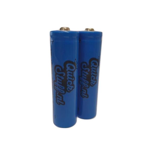 Quickstuff 18650 batterijen - 2 stuks - oplaadbaar