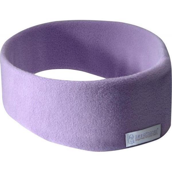 SleepPhones® Draadloos v7 Fleece Quiet Lavender/Lila - Small/Extra Small