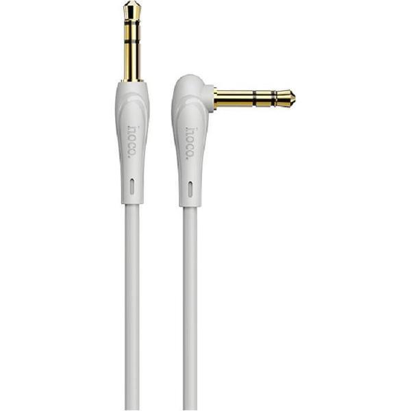 HOCO UPA14 - AUX Audiokabel - 3,5mm naar 3,5mm Jack - 2 meter - Grijs