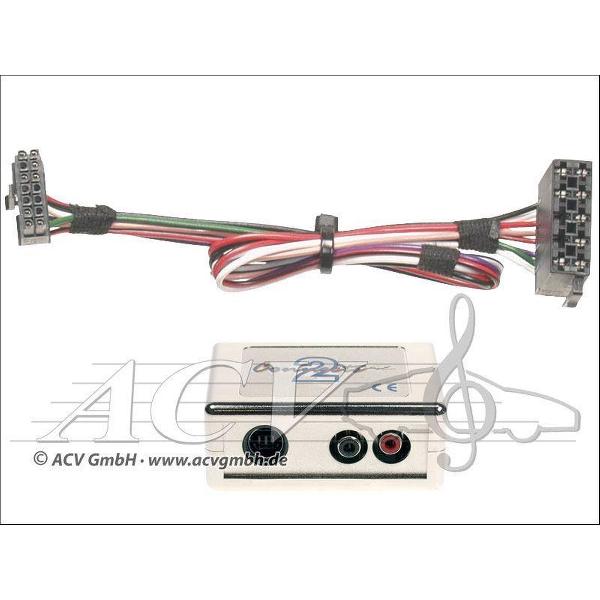 RCA en AUX interface voor Peugeot 206 met originele Sony headunit >2001