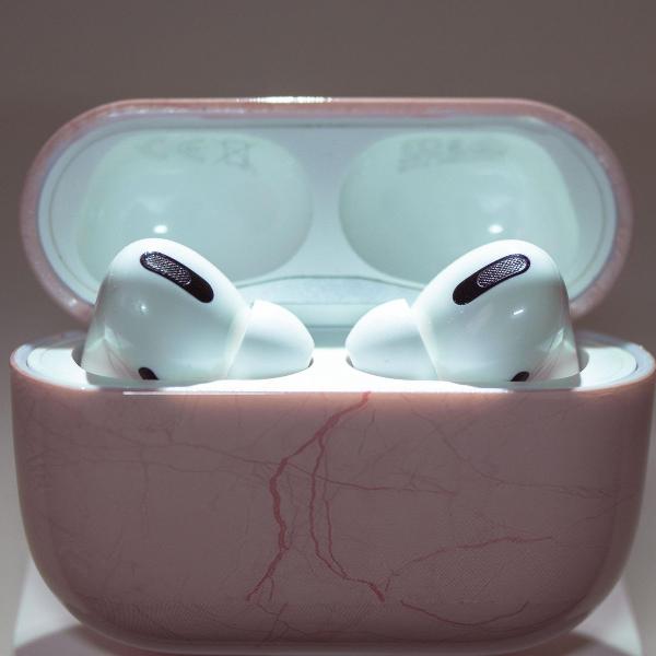 APPLE AIRPODS PRO - PINK MARBLE - COVER CASE