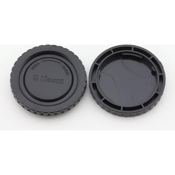Achterdop+Bodydop (2 stuk): Pentax Q mount camera lens
