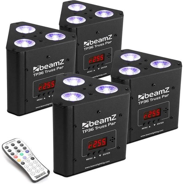 Truss lichtset - BeamZ TP36 truss verlichting voor plaatsing in driehoek truss