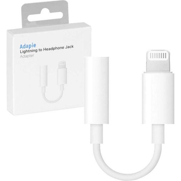 Adapie Adapter - Adapter voor Apple Iphone - Lightning naar Jack - Adapter Iphone - Adapter - apple lightning naar 3 5 mm jack adapter