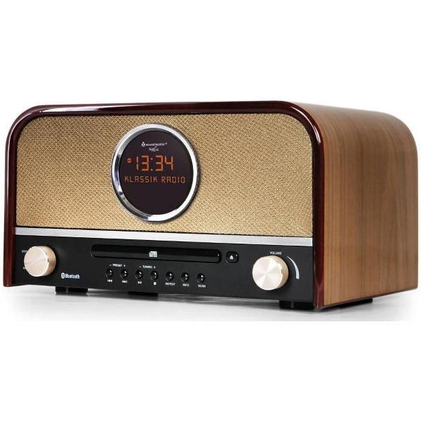 Soundmaster NR850BR - DAB+ radio - bruin