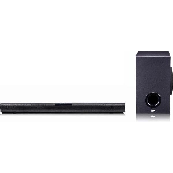LG SJ2 - Soundbar met subwoofer - Zwart