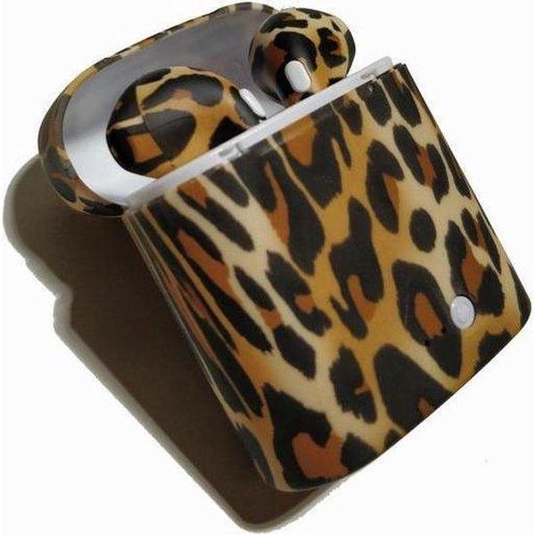 PANTER LEOPARD Volledig draadloze oordopjes - Draadloos oplaadbare oplaadcase - Apple iPhone-Samsung-HTC-Huawei-LG- panther print