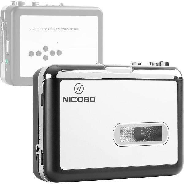 NicoBo USB Cassette converter en Speler - Windows 10 - Digitaliseren naar USB - Casette Tape Omzetten - met Uitlegvideo.