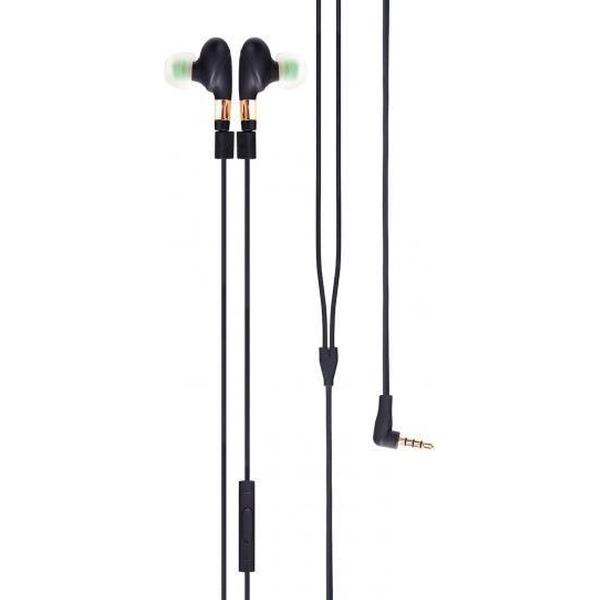 Xqisit iE H60 Headset In-ear Zwart, Goud
