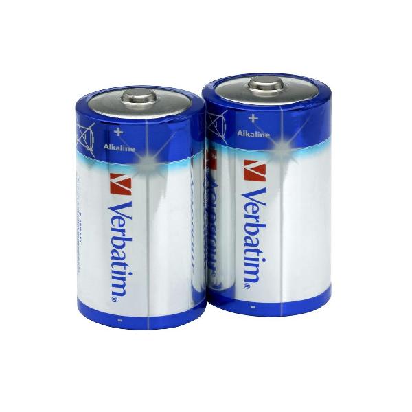 Verbatim - D Alkaline Battery 2PK