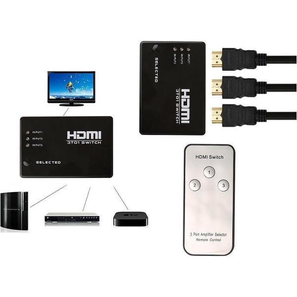 HDMI SWitch 3 Poorts Remote