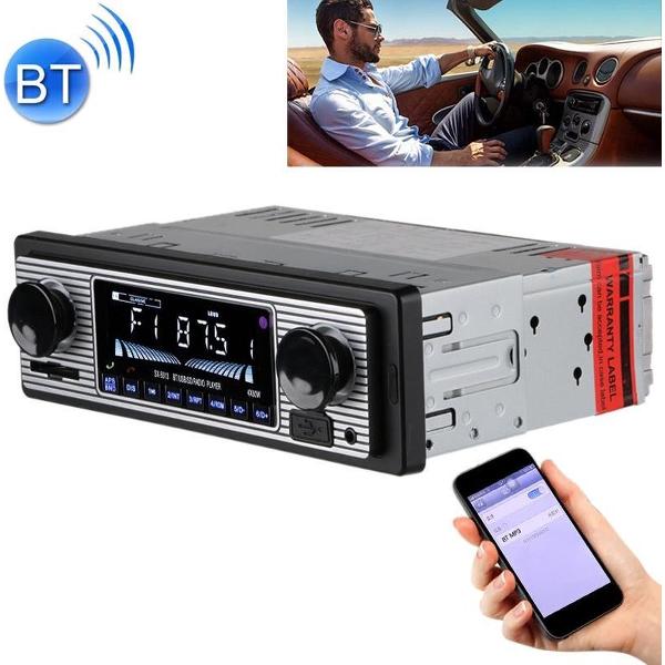 SX-5513 Autoradio Stereo MP3-audiospeler Ondersteuning Bluetooth Handmatig Bellen / FM / U