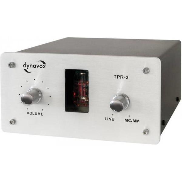 Dynavox TPR-2 phono voorversterker MM/MC met buizen in zilver
