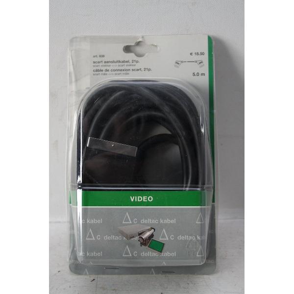 Deltac 638 Scart kabel 5m