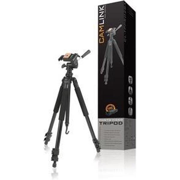 CamLink TPPRO28A tripod Digitaal/filmcamera 3 poot/poten Zwart
