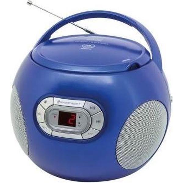 Soundmaster SCD2120BL CD Boombox met FM radio