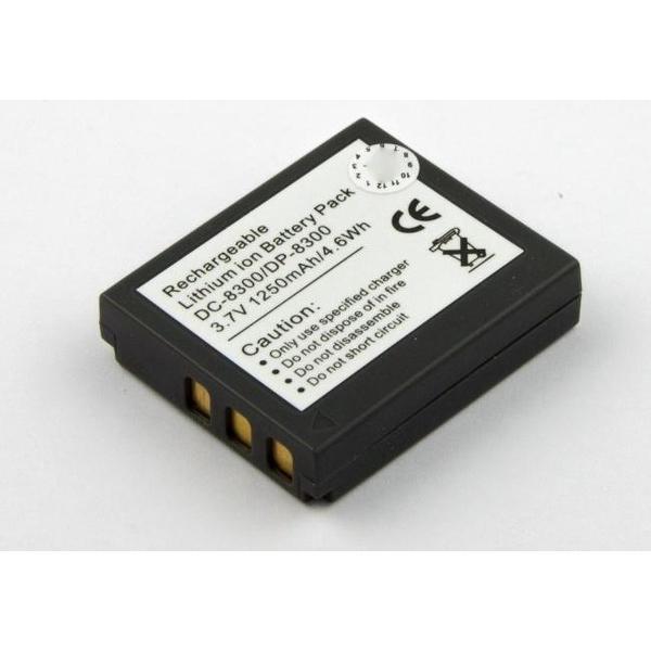Battery similar ROLLEI Prego dp8300, dp8330-1, Li-ion, 3,7V, 1250mAh, 4,6Wh