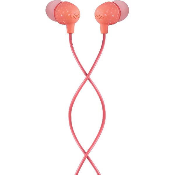 House of Marley little bird roze oortjes - oordopjes met microfoon en 1knopsbediening