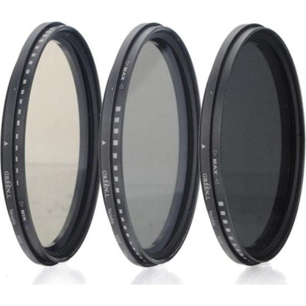 GreenL Variabel ND grijsfilter ND2-400 - 77mm