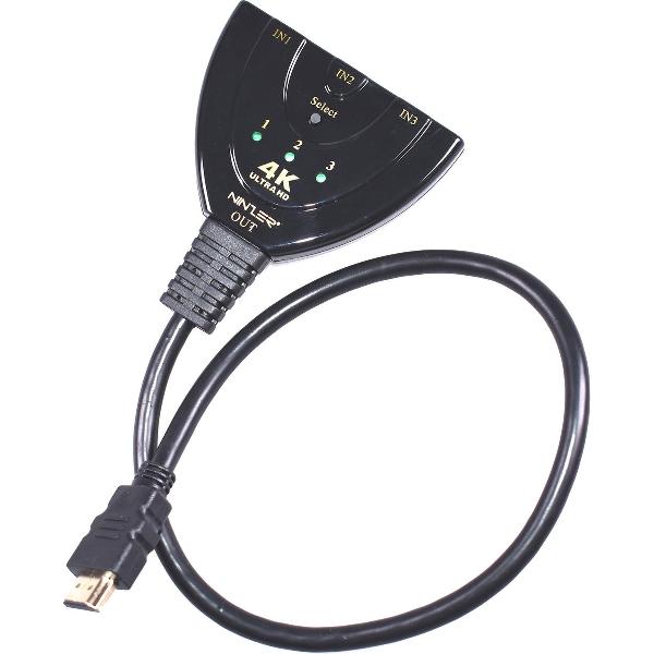 Ninzer® 3 poorten HDMI-switch Splitter