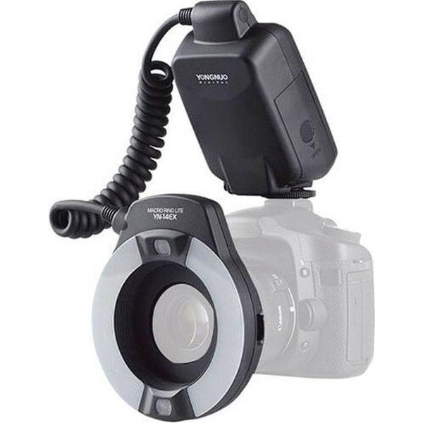 Yongnuo YN-14EX macro TTL-ringflitser voor Canon EOS E-TTL(II)