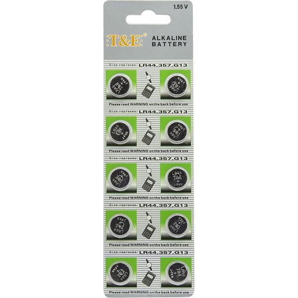 AG3 Knoopcel Batterijen LR736, LR41, G3, 192, GP92A, 392, SR41W - 10 stuks