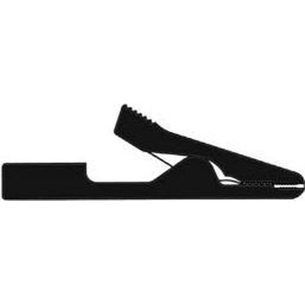 GEISOLEERDE MINI KROKODILLENKLEM / ZWART (MA1) (HM3201)