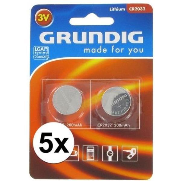 Knoopcel batterij 10 stuks CR2032