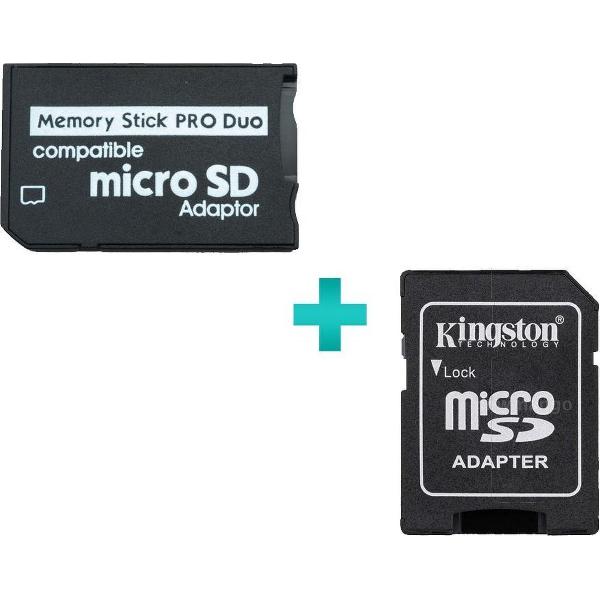 TCG | Micro SD naar Memory Stick Pro Duo geheugenkaart adapter