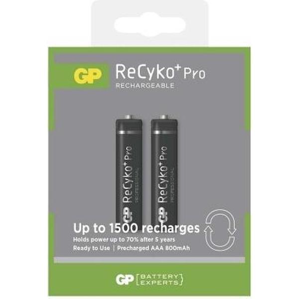 Duo GP ReCyko+ Pro Professional R03/AAA 800mAh oplaadbaar (2 stuks)