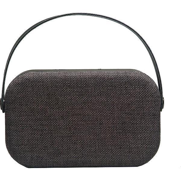 Denver BTS-63 Zwart, Bluetooth speaker handtas met stoffen bekleding