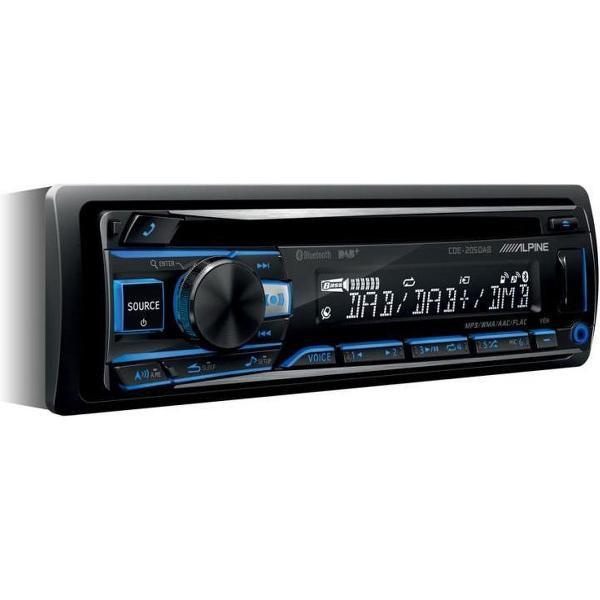 Alpine CDE-205DAB Autoradio met DAB - CD - Bluetooth - USB