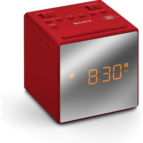 Sony ICF-C1T - Wekkerradio - Rood