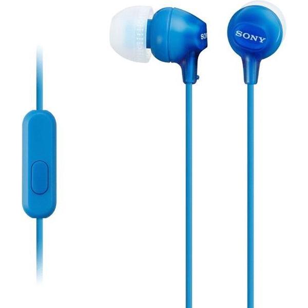 Sony MDR-EX15AP - In-ear oordopjes - Blauw