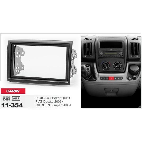 2-DIN FIAT Ducato 2006+ / CITROEN Jumper 2006+ / PEUGEOT Boxer 2006+ inbouwpaneel Audiovolt 11-354
