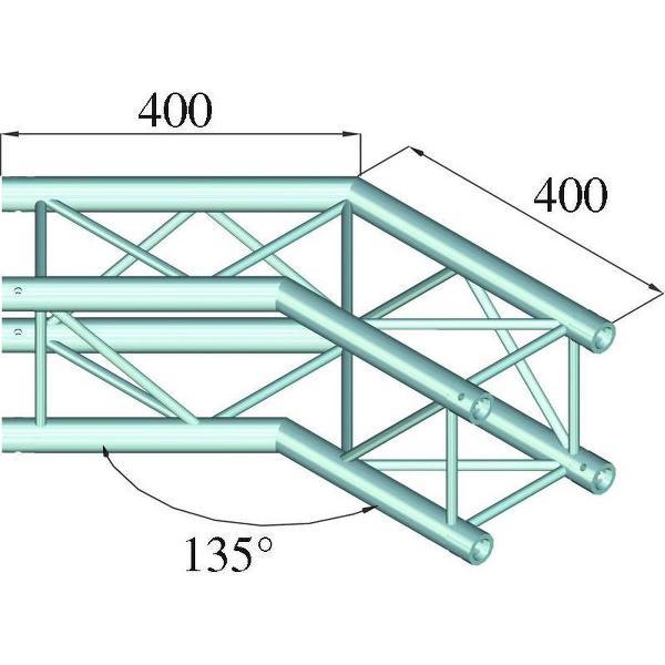 ALUTRUSS DECOLOCK DQ4-PAC23 2-Way Corner 135°