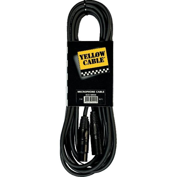 Yellow Cable - Xlr male/xlr female - 5m