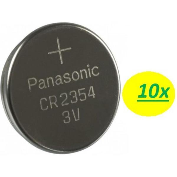 10x Panasonic CR2354 3Volt Lithium knoopcel batterij voor o.a. Polar CS600X, CS500 en CS400