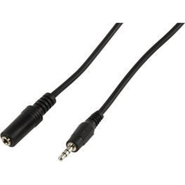 KÃ¶nig, 3.5mm Stereo Mannelijk naar 3.5m Stereo Vrouwelijk, 10m