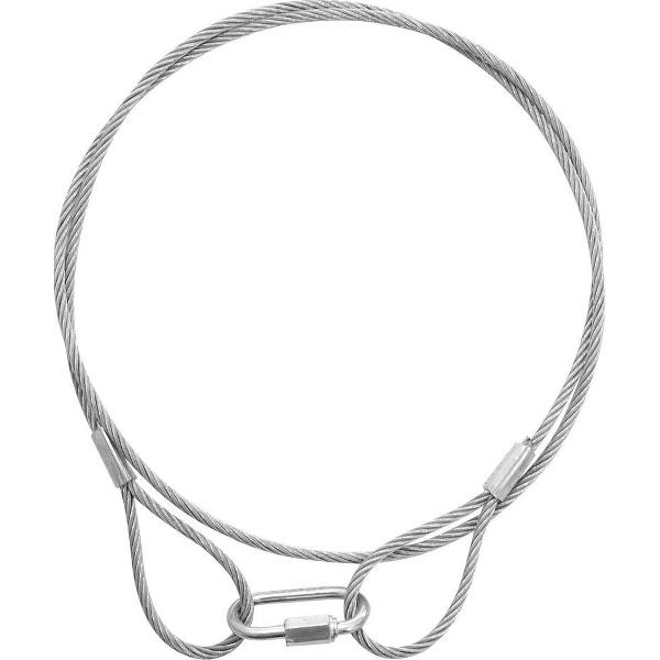 EUROLITE Steel Rope (SC) 900x3mm Zilver