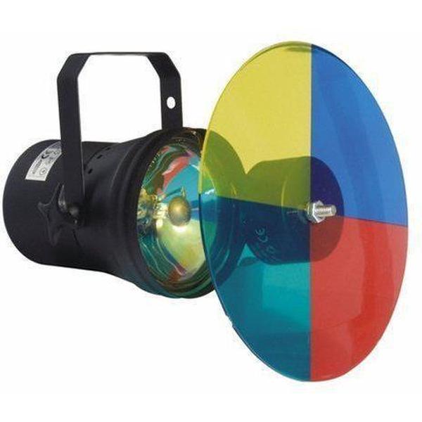 Showtec Showtec Pinspot met Kleurenwiel, incl. lamp Home entertainment - Accessoires