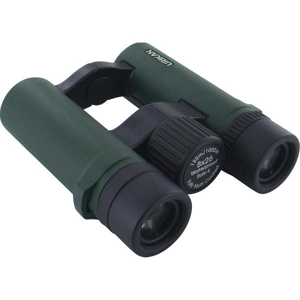 Compact 8 x 26 Urikan Lichtgewicht Verrekijker - Waterbestendig Pocket Vogelkijker Antislip Rubber