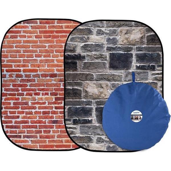 Lastolite Urban achtergronddoek 150x210cm - Rode & grijze stenen